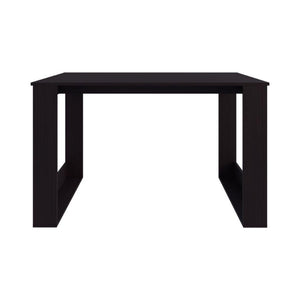 47 Inch Black Wooden Writing Desk for Home Office Study or Workspace Productivity