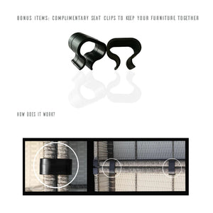 English Elm Weather-Resistant Rattan Wicker 7-Piece Outdoor Lounge Set With Plush Cushions – Fully Assembled Comfort B120S00100-GIGA