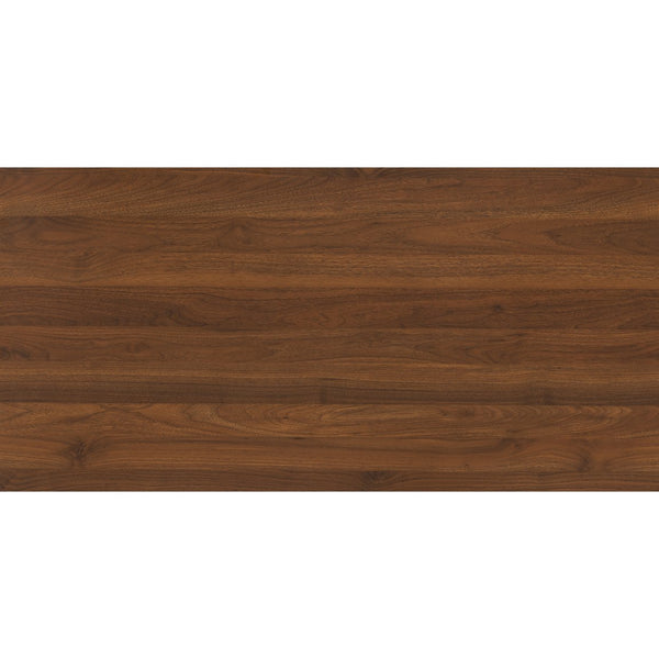 English Elm 70.87" Melamine Wardrobe & Kitchen Cabinet, 6-Door Storage with Drawer & Open Shelf, Walnut Finish, Durable Sturdy Design W331S00172