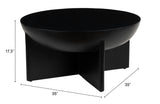 Tume Coffee Table Black 110238 Zuo Modern