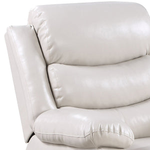 English Elm Beige Power Recliner with Individually Wrapped Coils, Pillow-Top Arms, Tight Cushions & Supportive Comfort B062P184509