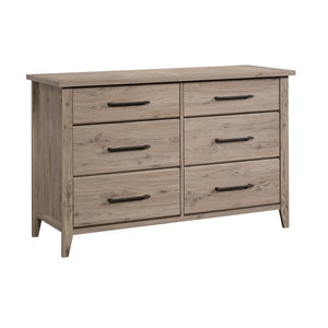 English Elm Dresser, Stylish Brown Finish With Ample Storage, Smooth Glides & Compact Design For Any Room B356P402691