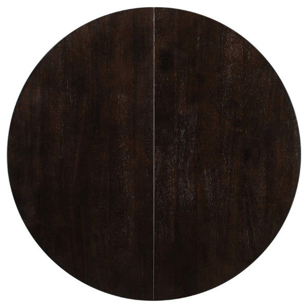 58 Inch Solid Wood Oval Extendable Dining Table with Removable Leaf for Flexible Seating