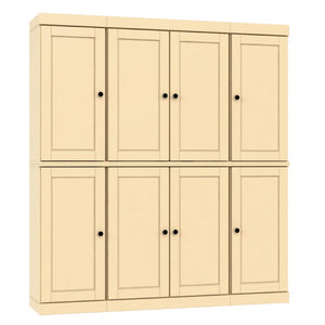 72 Inch Solid Wood Tall Pantry Cabinet with Two Drawers for Kitchen Organization