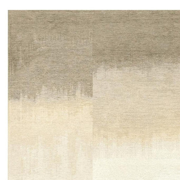 5x7 Abstract Gray White Machine Washable Area Rug Eco Friendly Pet Fiber Stain Resistant