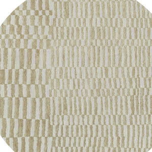 5 Foot Abstract Round Rug Washable Eco Recycled Fibers Stain Resistant Uv Safe