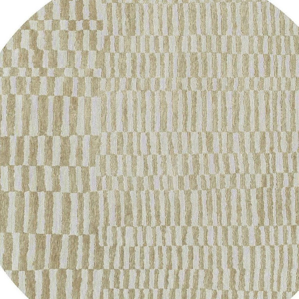 5 Foot Abstract Round Rug Washable Eco Recycled Fibers Stain Resistant Uv Safe