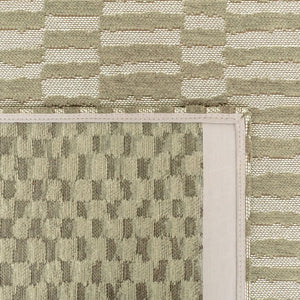 3x5 Tan Abstract Indoor Area Rug Eco Friendly Pet Fiber Stain Resistant Washable