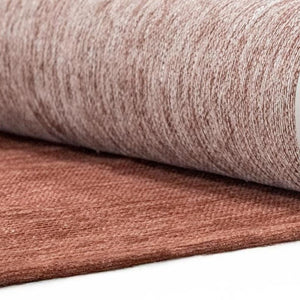 8x11 Abstract Area Rug in Red White Recycled Pet Fiber Stain Resistant Washable