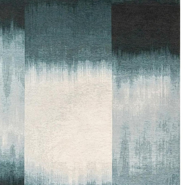 9x13 Abstract Indoor Rug Stain Resistant Eco Friendly Pet Fiber Washable Floor Accent