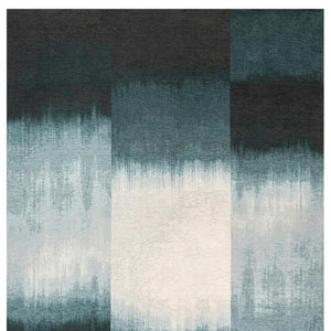 9x13 Abstract Indoor Rug Stain Resistant Eco Friendly Pet Fiber Washable Floor Accent