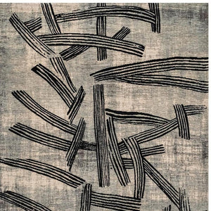 7x9 Abstract Indoor Rug in Gray Washable Stain Resistant Eco Friendly Pet Fiber