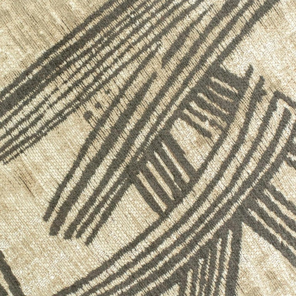 8 X 11 Abstract Tan Area Rug Eco Friendly Pet Fiber Stain Resistant Uv Safe