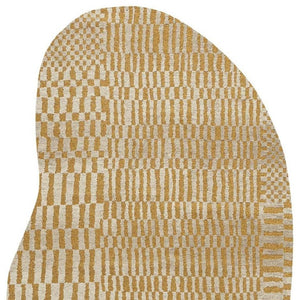 6 X 8 Abstract Tan Area Rug Stain Resistant Washable Recycled Pet Fibers Indoor