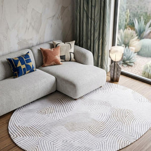 8 X 11 Abstract Gray White Area Rug Stain Resistant Washable Eco Recycled Fibers