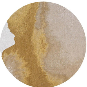 10 Foot Abstract Round Rug Stain Resistant Eco Friendly Pet Fiber Uv Protected