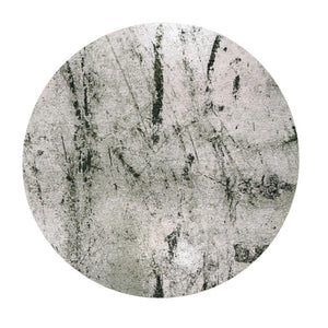 10 Ft Round Abstract Indoor Rug in Green Recycled Pet Fiber Stain Resistant Washable