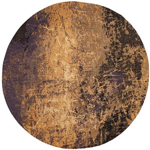 10 Foot Abstract Round Rug Washable Eco Pet Fiber Stain Resistant Uv Safe