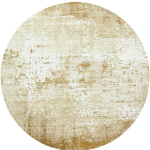 10 Foot Abstract Round Rug Stain Resistant Recycled Pet Fiber for Living Rooms
