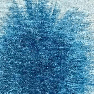 3 X 5 Abstract Blue White Indoor Rug Washable Eco Pet Fiber Stain Resistant