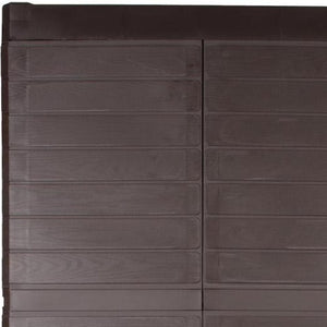 26 Inch Square Plastic Paneled Accent Cabinet with Double Doors for Modern Living Room Storage
