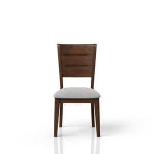 English Elm Mid-Century Cherry Upholstered Dining Chairs Set of 2 – Solid Wood Frame, Polyester Seat, Sturdy Design B2699P206757