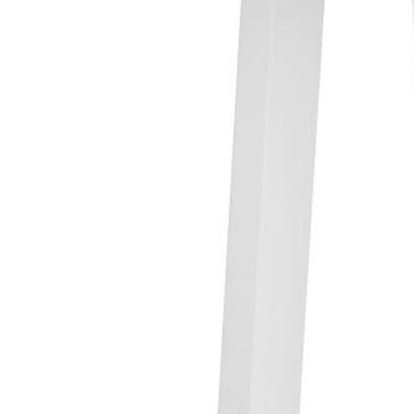 24 Inch Aluminum Square Outdoor End Table with Sled Base for Patio Accent Use
