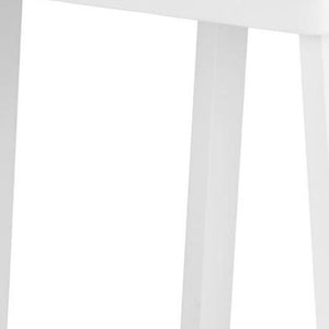 24 Inch Aluminum Square Outdoor End Table with Sled Base for Patio Accent Use
