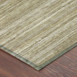 5x8 Washable Striped Polyester Area Rug for Indoor Outdoor Patios and Living Rooms
