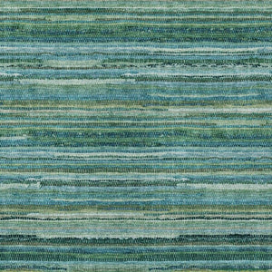 10 X 14 Striped Teal Washable Polyester Rug for Patio Porch Living Room or Mudroom