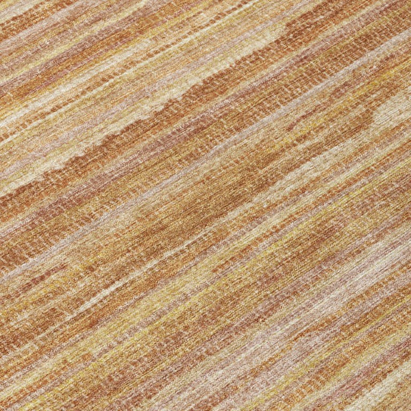 5 X 8 Striped Washable Polyester Area Rug for Indoor Outdoor Patio and Porch Use