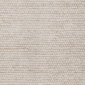 9 X 12 Ivory Striped Polyester Area Rug Washable Stain Resistant for Patio or Home