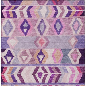 5x8 Tribal Patterned Polyester Area Rug Washable Stain Resistant Indoor Outdoor Use