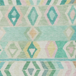 8 X 10 Tribal Geometric Polyester Area Rug Washable Stain Resistant Patio Porch
