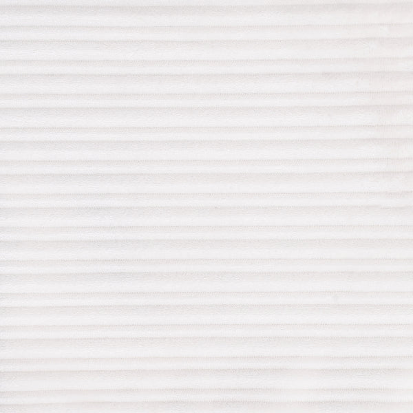 English Elm Winne Sculptural Ivory Curved Armless Accent Chair - Ribbed Upholstery, Modern Artistic Silhouette for Living Room Elegance B062P299869