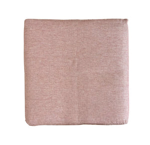 English Elm Pink Patio Ottoman with Black Accents Metal Tube Legs — Waterproof, Fireproof, Anti-UV, Durable Outdoor Comfort B062P209339