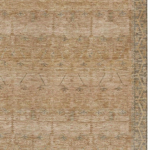 8 X 10 Tribal Coral Washable Polyester Rug Stain Resistant Indoor Outdoor Patio