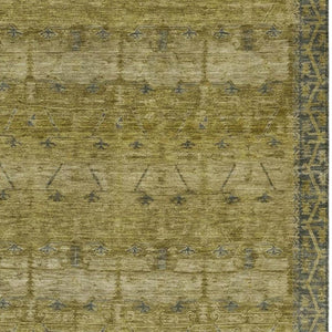 10 X 14 Tribal Polyester Area Rug Washable Stain Resistant Indoor Outdoor Living