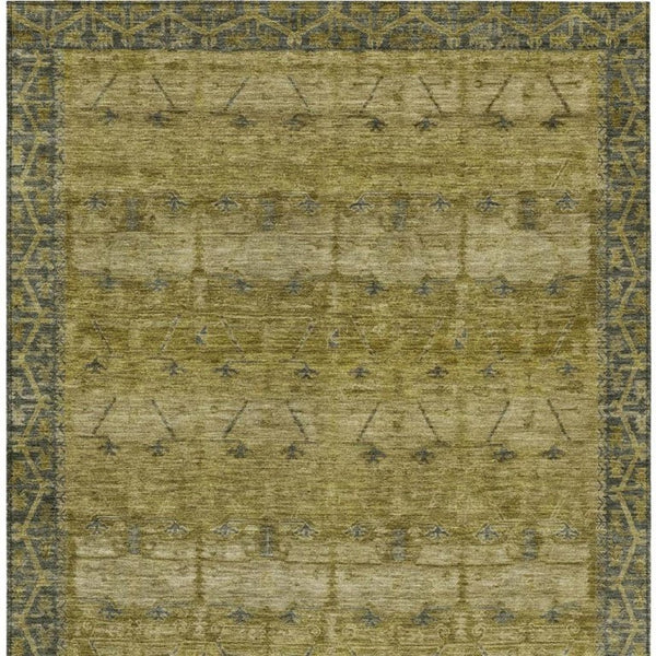 10 X 14 Tribal Polyester Area Rug Washable Stain Resistant Indoor Outdoor Living