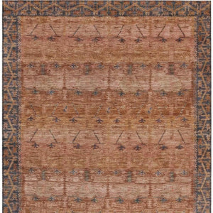 5x8 Tribal Polyester Area Rug Stain Resistant for Indoor Outdoor Living Spaces