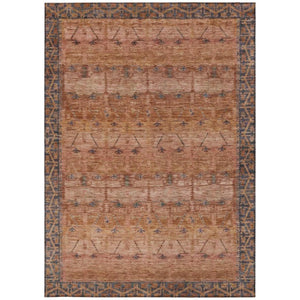 5x8 Tribal Polyester Area Rug Stain Resistant for Indoor Outdoor Living Spaces