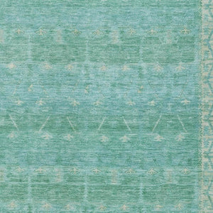 5 X 8 Tribal Geometric Polyester Area Rug Stain Resistant for Patio or Living Room
