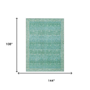 9x12 Tribal Polyester Area Rug Stain Resistant Washable Indoor Outdoor Patio