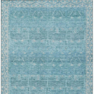 10 X 14 Tribal Polyester Area Rug for Indoor Outdoor Use Washable Stain Resistant