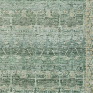 8x10 Tribal Pattern Polyester Area Rug Stain Resistant for Patio Porch or Living Room