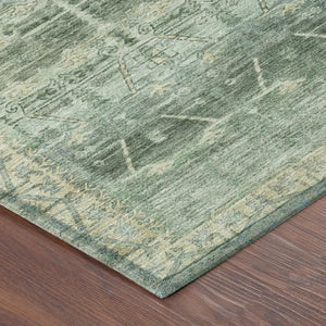 8x10 Tribal Pattern Polyester Area Rug Stain Resistant for Patio Porch or Living Room