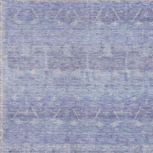 8 X 10 Lavender Purple Tribal Polyester Washable Rug for Patio Porch or Living Room
