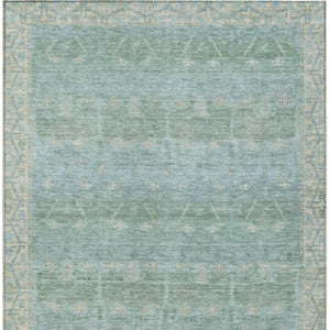 8 X 10 Tribal Polyester Indoor Outdoor Rug Stain Resistant for Patio or Living Room