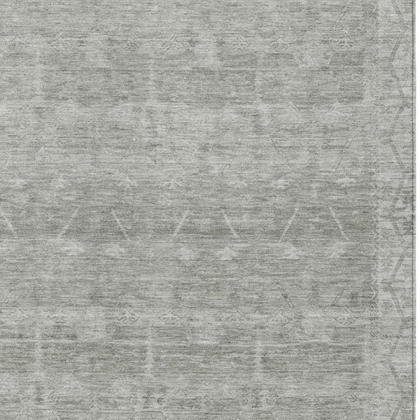 5x8 Taupe Brown Tribal Polyester Area Rug Stain Resistant for Indoor Outdoor Use