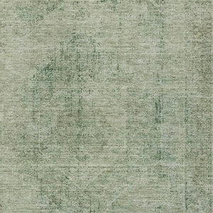 10 X 14 Oriental Polyester Area Rug Washable Stain Resistant Indoor Outdoor Green